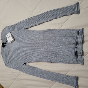 THEORY Cable Rib Structured Sweater - MSRP $325